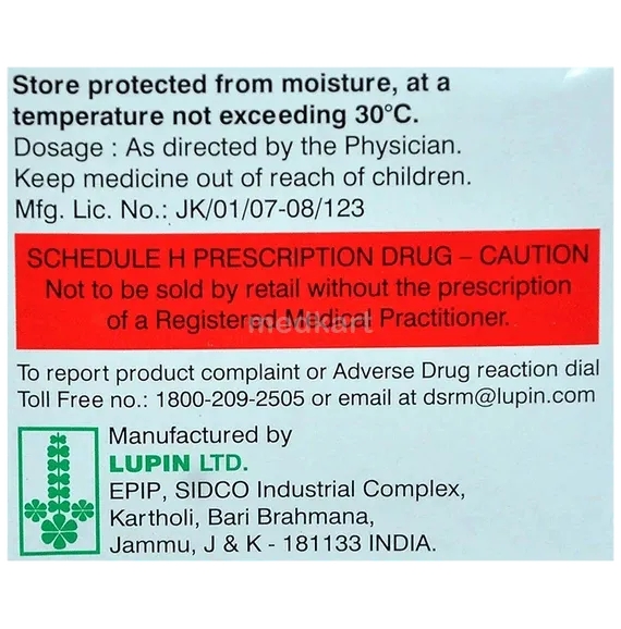lovax 600mg tablet 15's